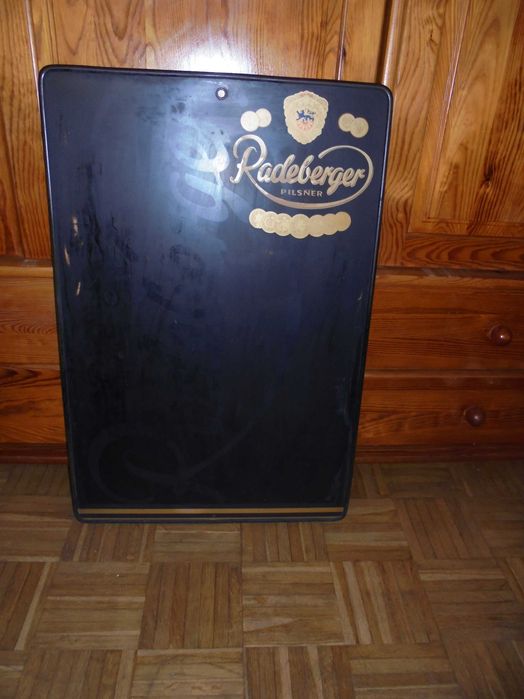 tablica reklamowa radeberger pilsner do pisania nr 2