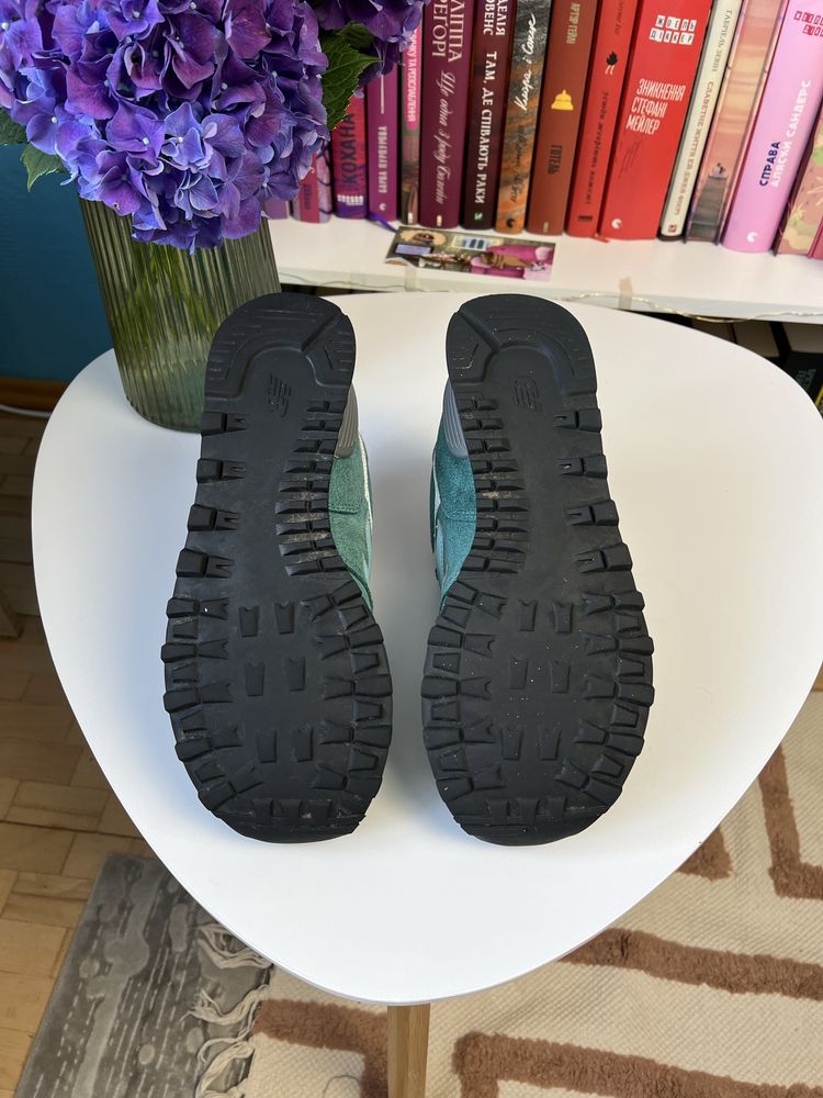 New balance 574 кросівки жіночі нью баланс 574 замшеві 40,5