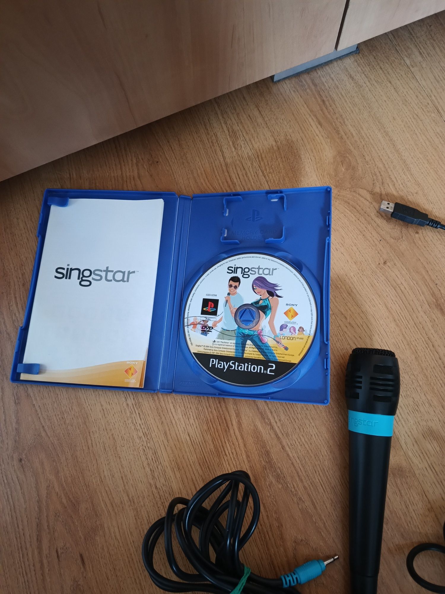 Singstar mikrofony + gra PlayStation 2