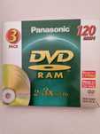 DVDRAM 120min 2-3xspeed Pack de 3 unidades
