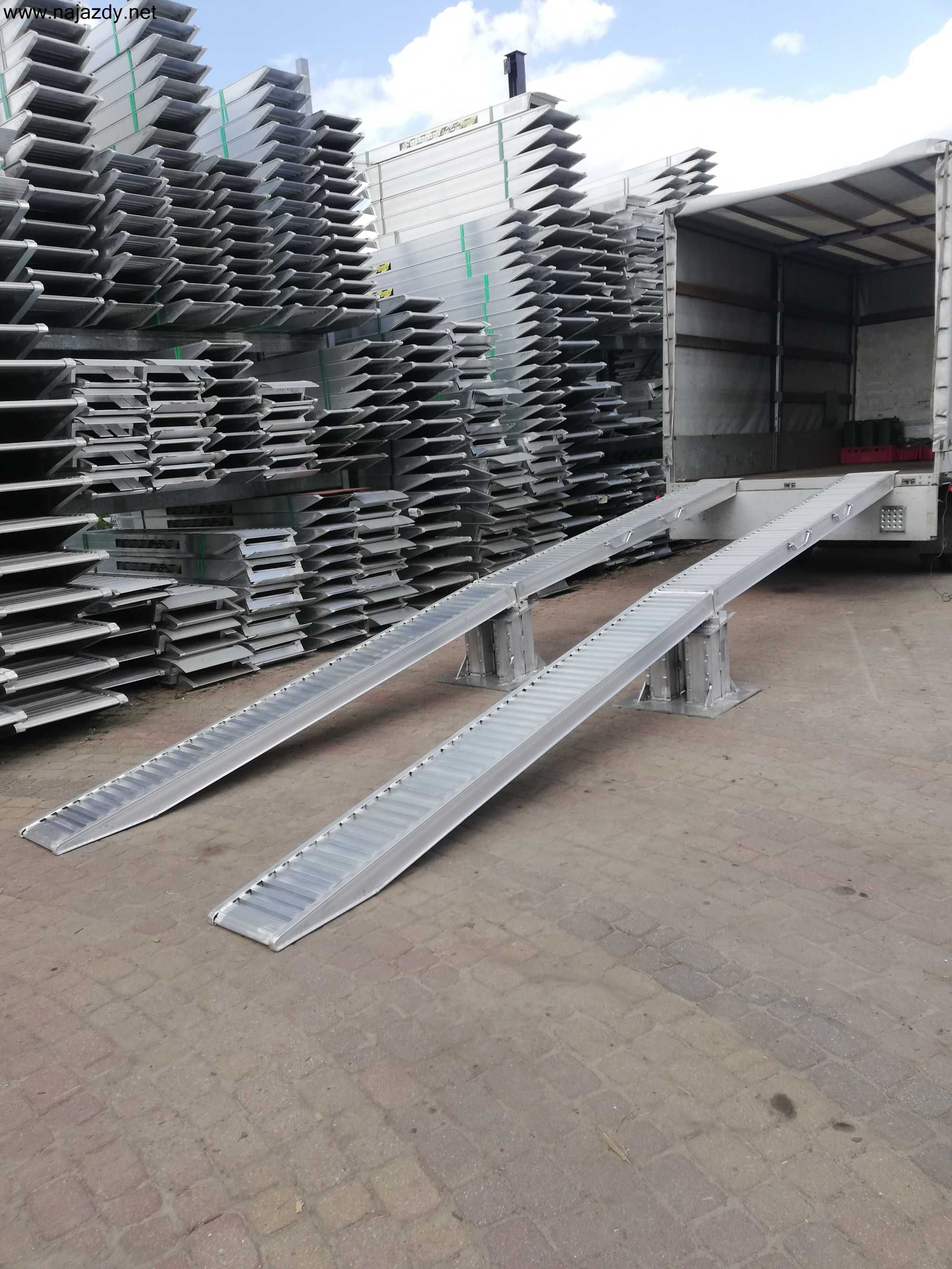 Najazdy Aluminiowe 3m 4t Cert./Gwarancja/Dostawa