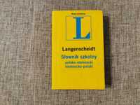 Langenscheidt słownik szkolny polsko niemiecki niemiecko polski