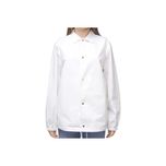 Куртка Jil Sander Logo Print Back Coach Jacket White