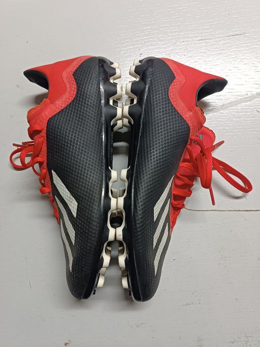 Adidas x 18.1 fg pretas e vermelhas