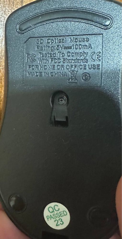 Компʼютерна мишка для ноутбука 3D optical mouse