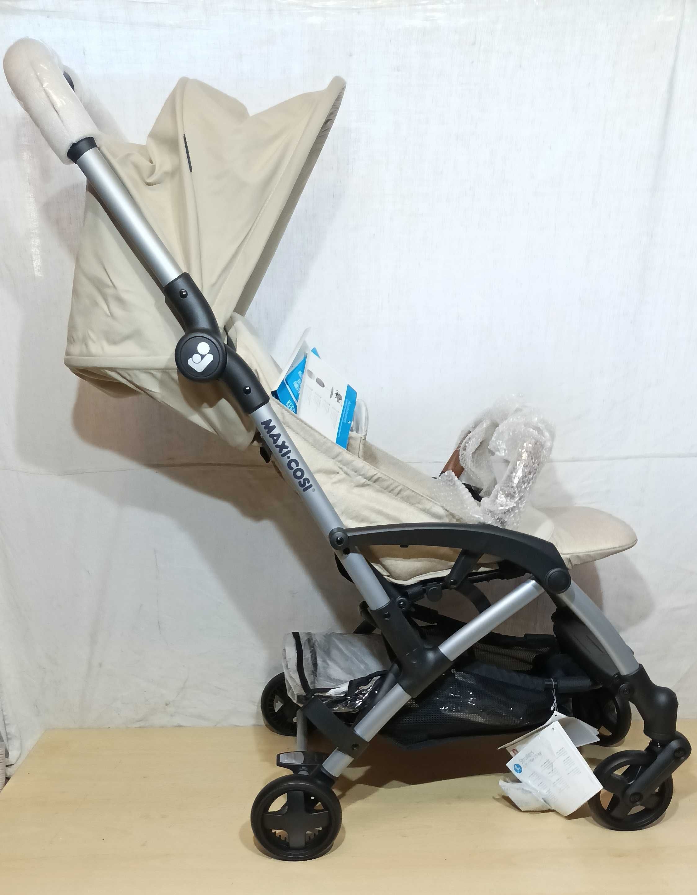 MAXI COSI LAIKA beige, beżowy wózek spacerowy LEKKI, NOWY