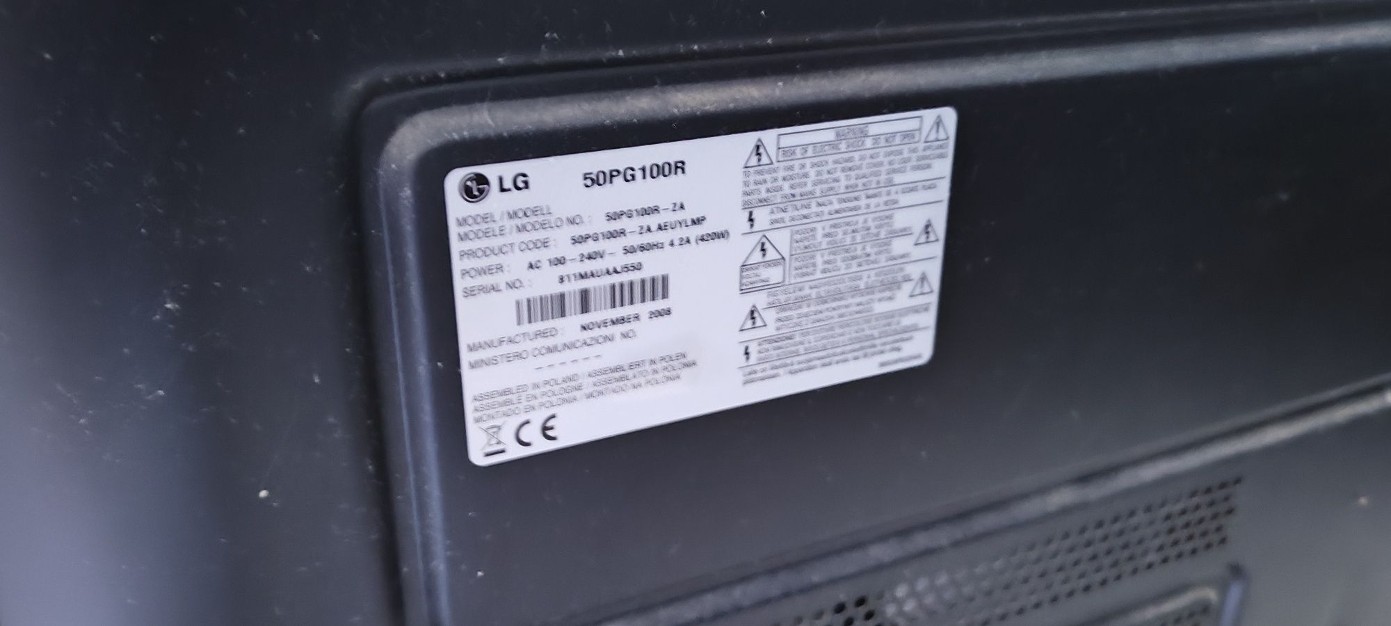 Placas da LG 50PG100R