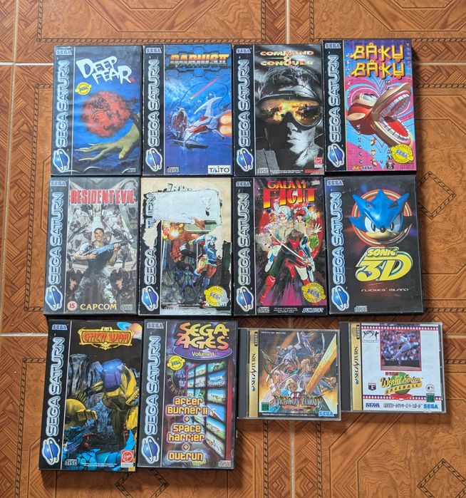 Jogos Mega drive e Sega Saturn