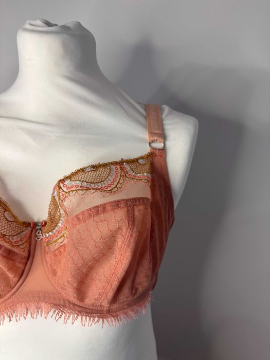 Morelowy zestaw bielizny SAMANTA 80G fiszbiny miękki pełne figi XL