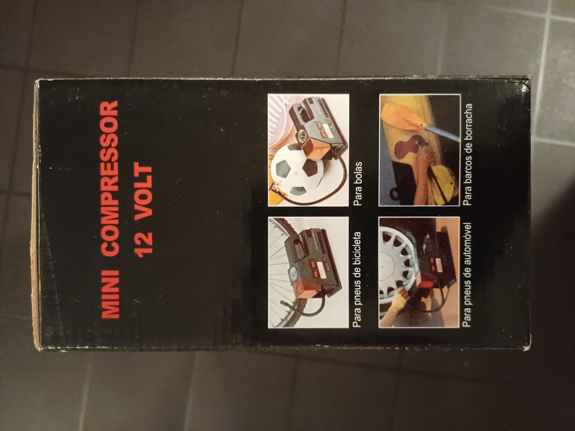 Novo na Caixa - Mini Compressor 250 PSI 12V Sady