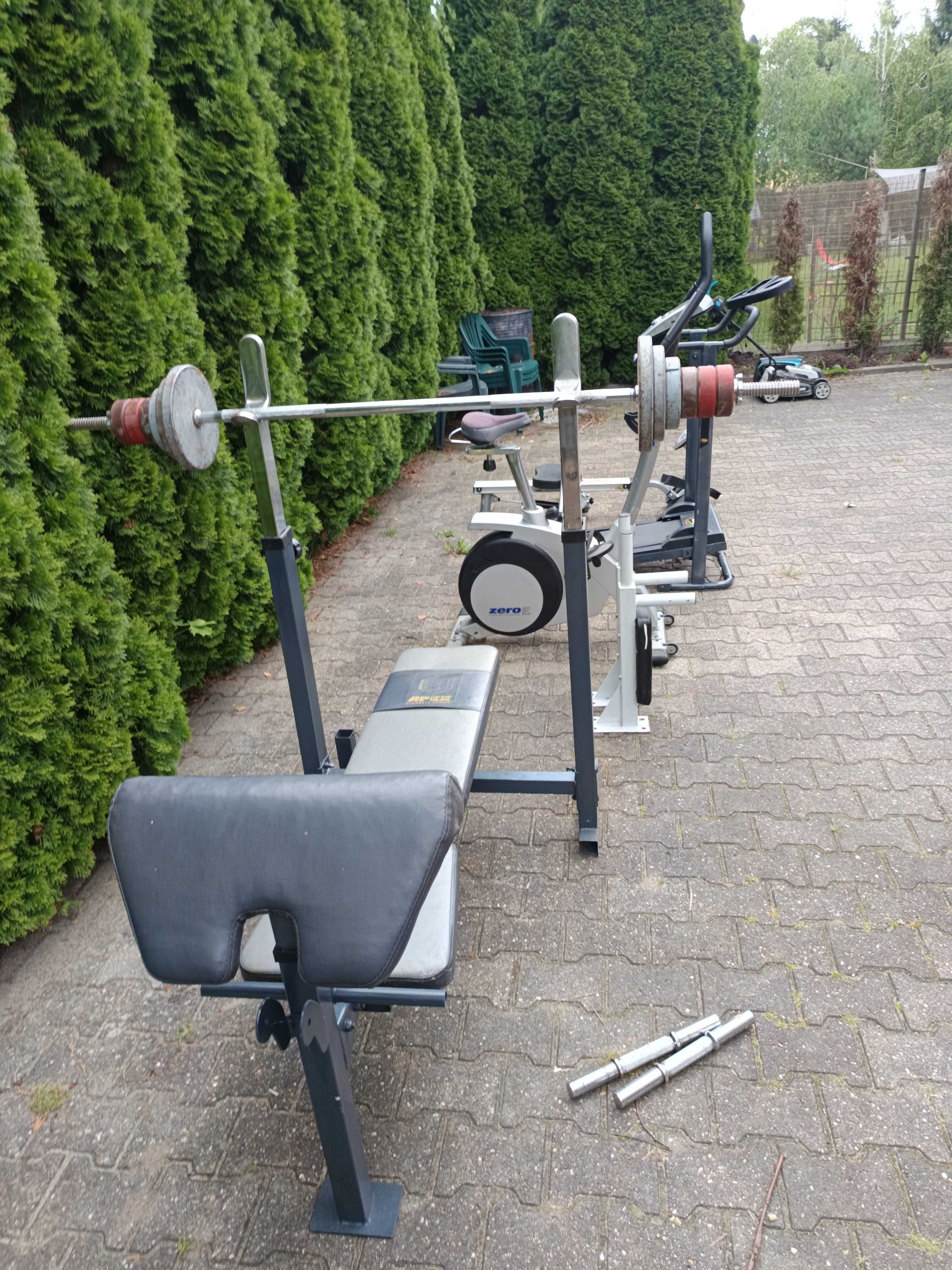 Rower magnetyczny ławka sztanga bieżnia wioślarz