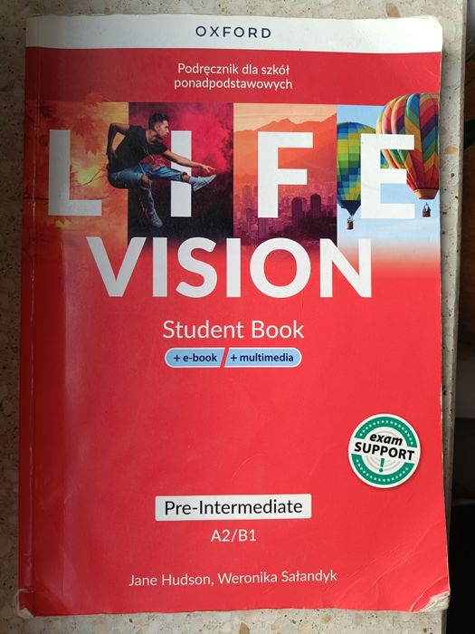 Podręcznik do angielskiego poziom A2/B1 dla klasy pierwszej szkół śr.