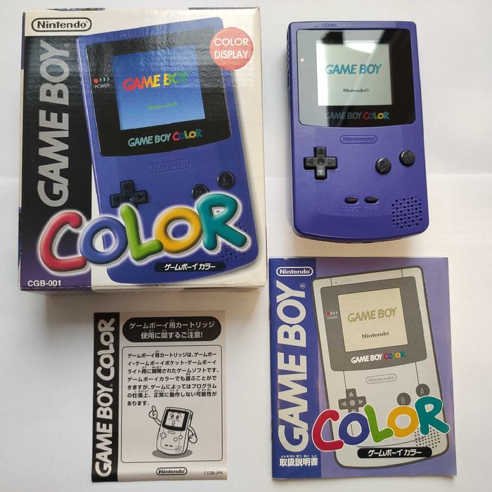 Game Boy Roxo + Caixa