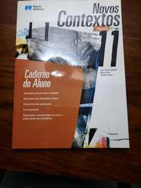 Livro "Novos Contextos" caderno do aluno, 11o e manual 10o