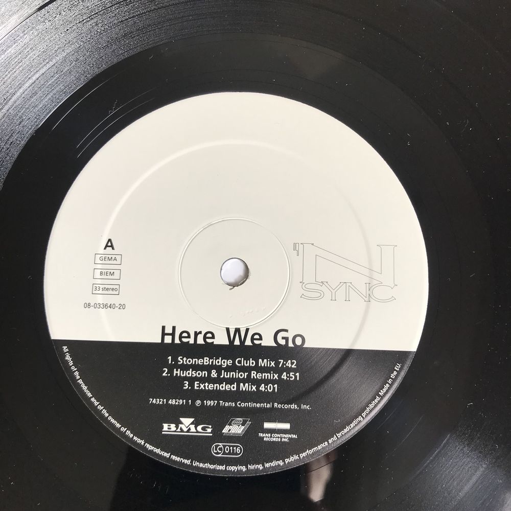 Winyl! : ,’N SYNC - Here We Go /Euro House/ very rare Maxi 12.