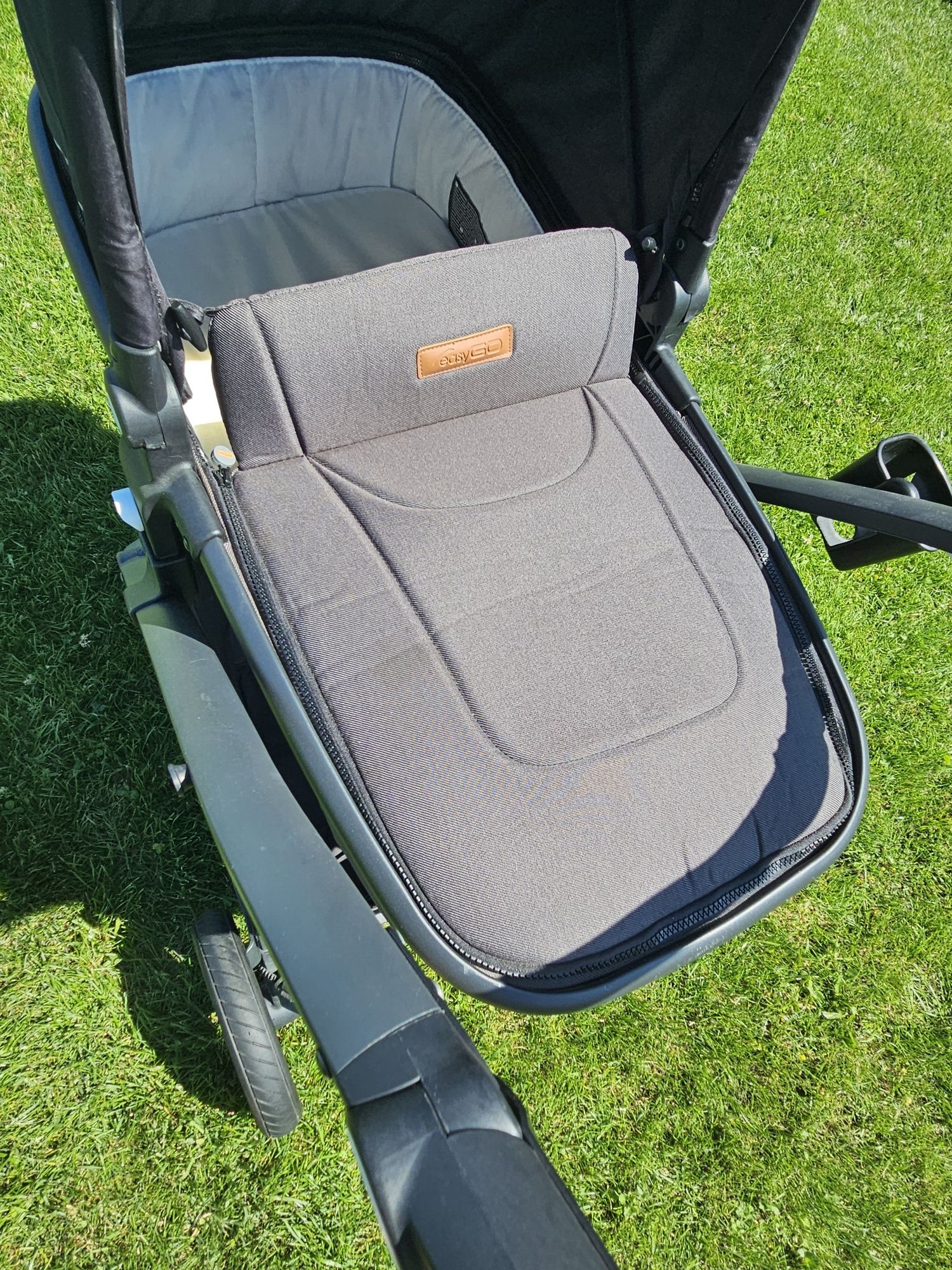 Wózek EasyGo optimo air 2w1 piaskowy