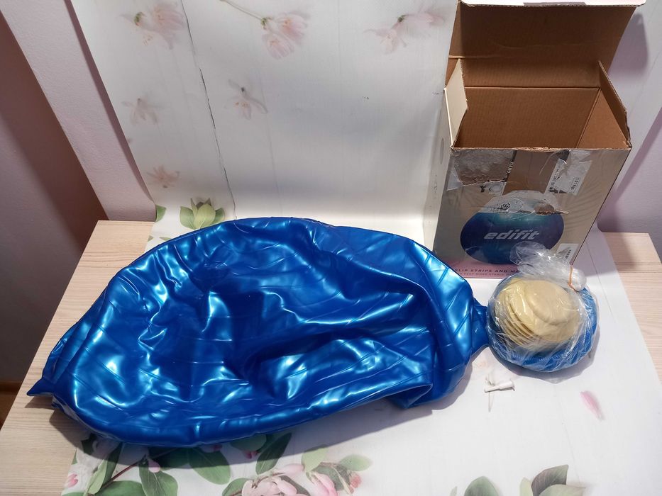 EDIFIT Piłka gimnastyczna do ćwiczeń fitness jogi+ pompka 55cm