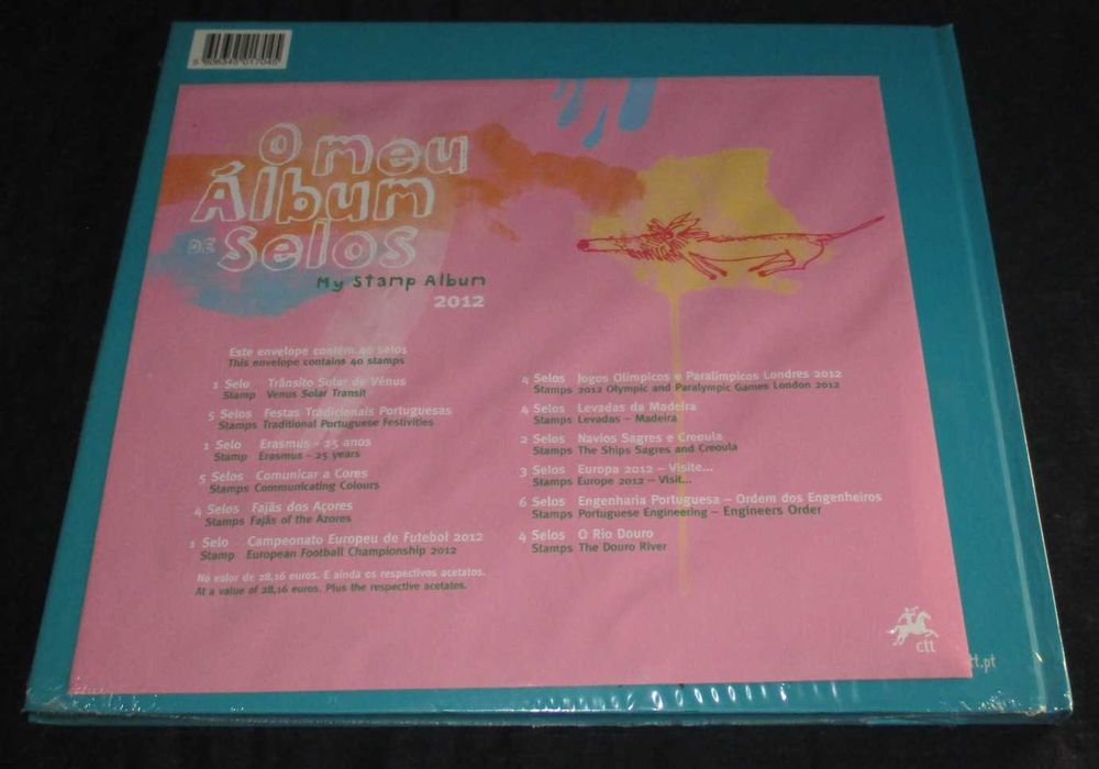 Livro O Meu Álbum de Selos 2012 CTT