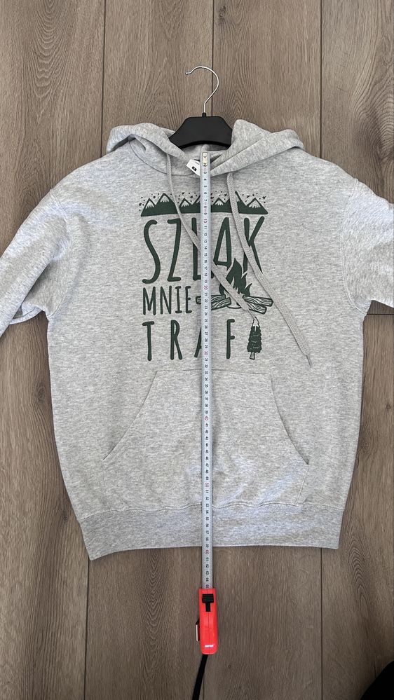 Bluza szara z motywem gór S