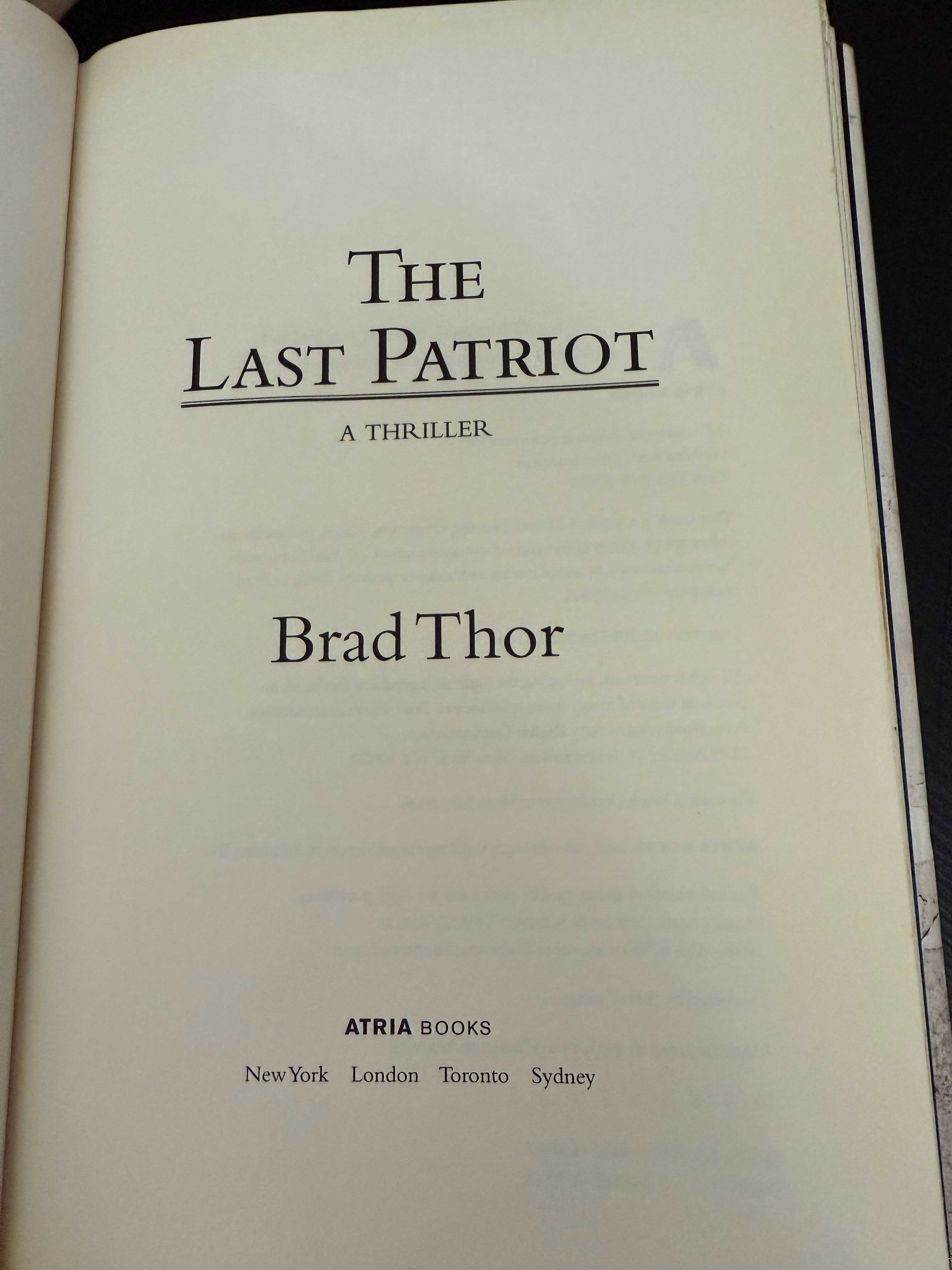 Brad Thor – The Last Patriot