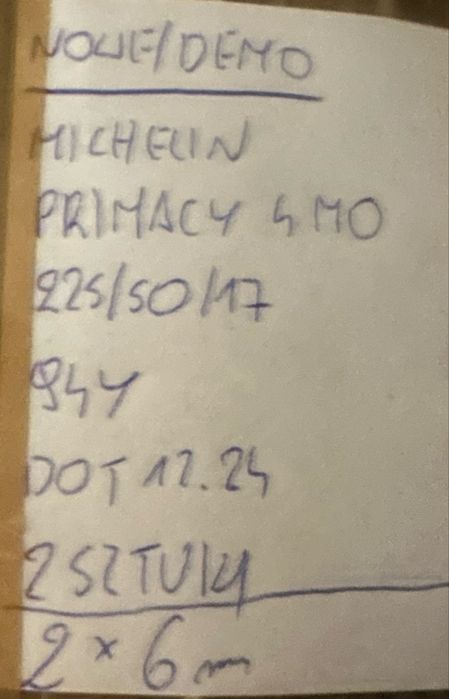 2X Michelin Primacy 4 MO 225/50 R17