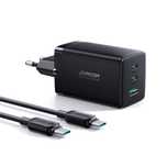 Ładowarka 65W USB-A, 2x USB-C czarna + kabel USB-C 100W 1.2m