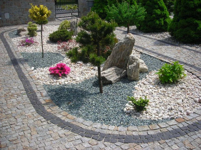 Grys Green Gravel Serpentynit zielony kamień gres granitowy ziemia