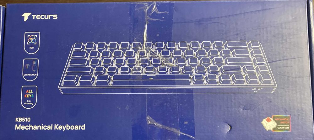 Klawiatura Tecrus KB 510   gamingowa, mechaniczna, bezprzewodowa
