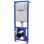 NOWY Stelaż zbiornik podtynkowy do toalety VidaXL 11L 41x14x110-125 cm