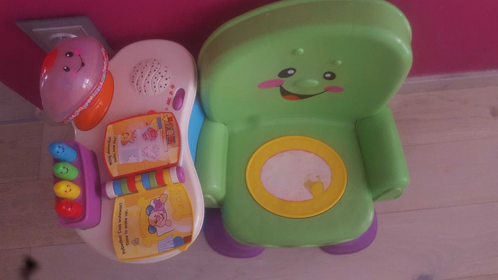 krzesełko uczydełko, fotelik fisher price