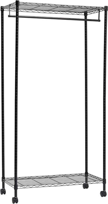 Вішалка для одягу полиця стійка для одягу Amazon Basics