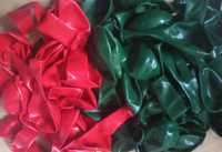 balony, czerwone i zielone ok. 90 szt