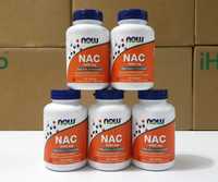 Now Foods, NAC (N-ацетилцистеїн), 600 мг та 1000 мг. АЦЦ, НАК, iherb
