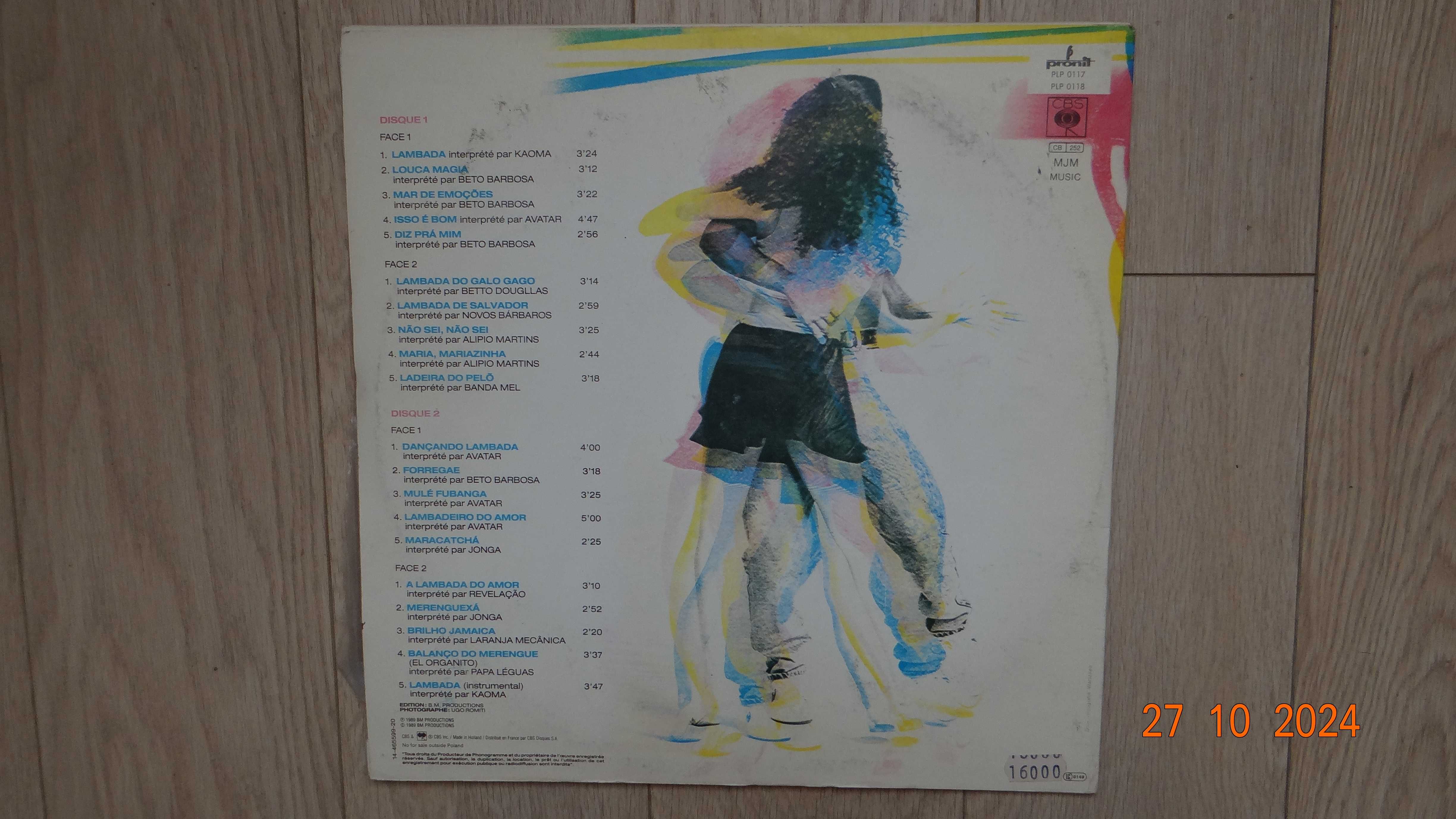 Płyty winylowe - Lambada 2x LP , Xavier Cugat Orchestra c. za 2 płyty