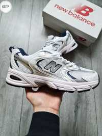 Летние кроссовки мужские New Balance 530 White Silver 40-46 нб ТОП