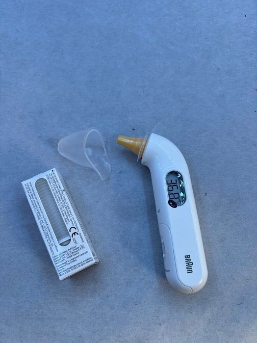 outlet termometr elektroniczny braun thermoscan3 irt3030 lcd biały