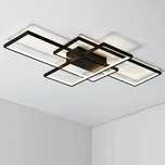 Світлодіодна LED люстра з пультом до 15м² чорна SVEN