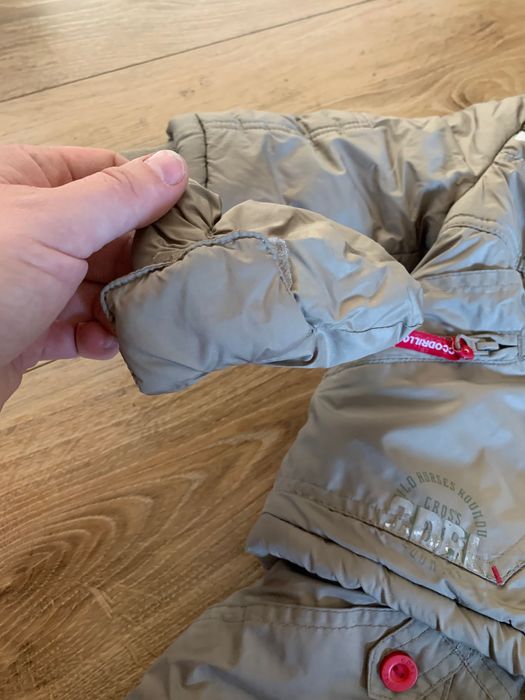 Zestaw zimowy dla chłopca kombinezon rozmiar 80