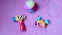 Музыкальный молоток HuiLe TOYS Погремушки Infantino и мяч Canpol baby