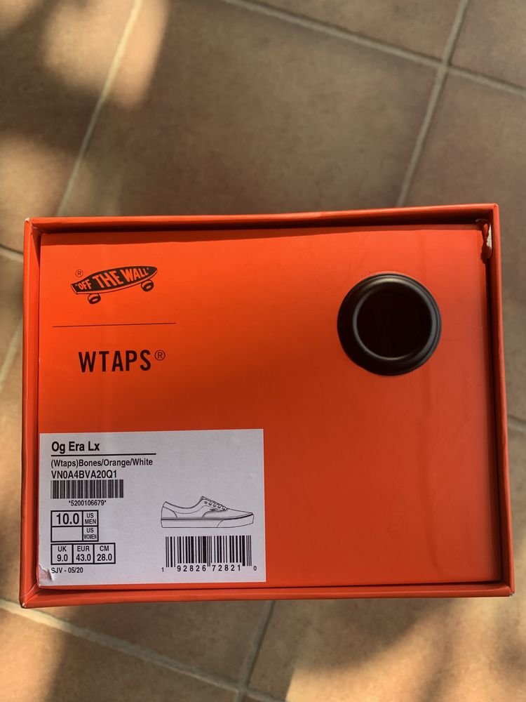 Vans WTAPS orange 10 us, 43 eu