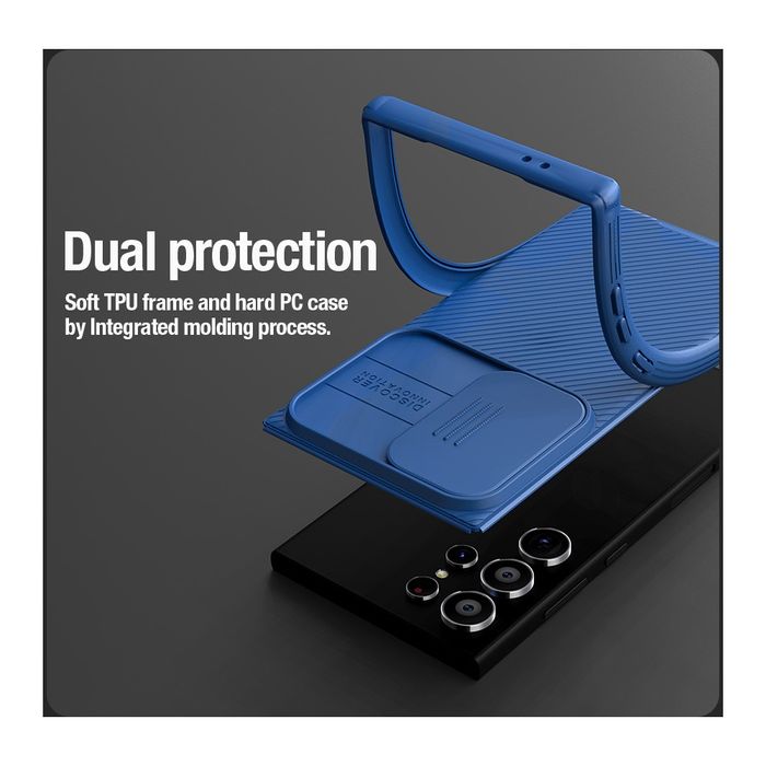 Etui Nillkin do Samsung Galaxy S24 Ultra CamShield Blue
