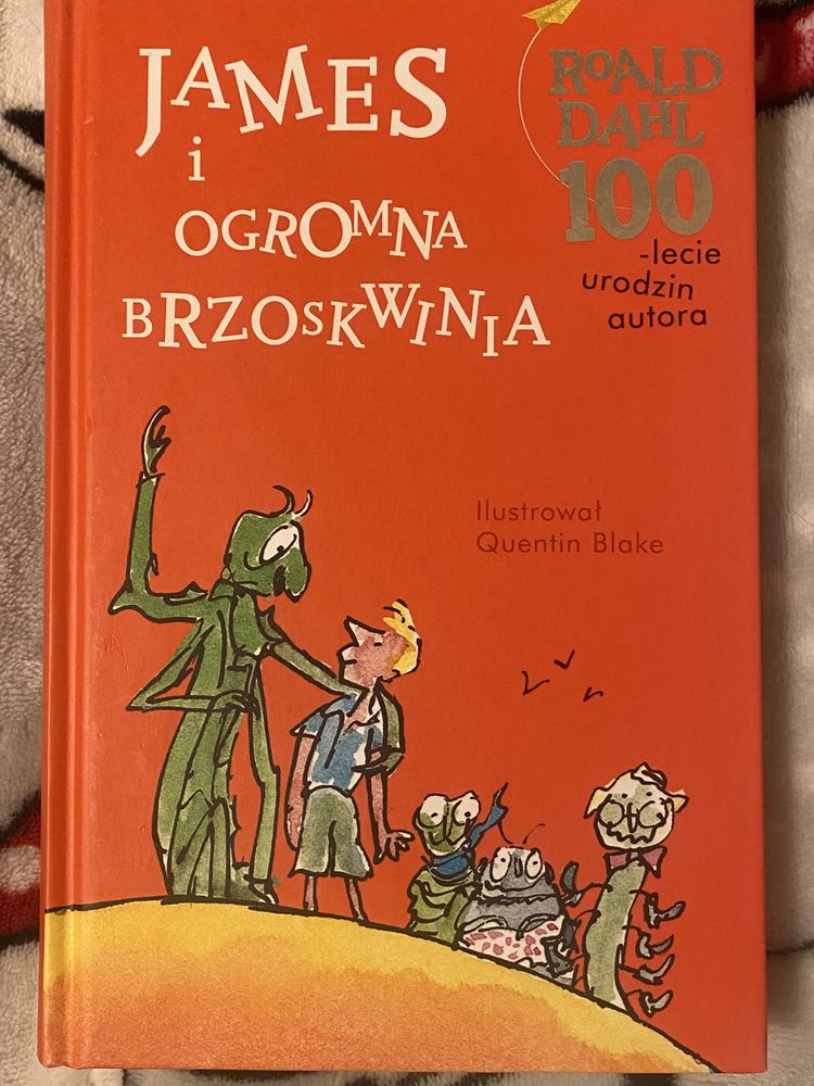 James i ogromna brzoskwinia Roald Dahl książka dla dzieci