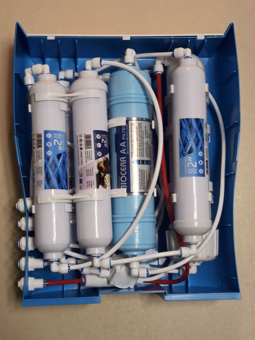 Filtr wody, Hydropure Redox membrana 200 gpd, kranik podwójny czarny.