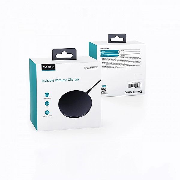 Choetech podblatowa ładowarka indukcyjna 10w + ładowarka Eu z kablem z