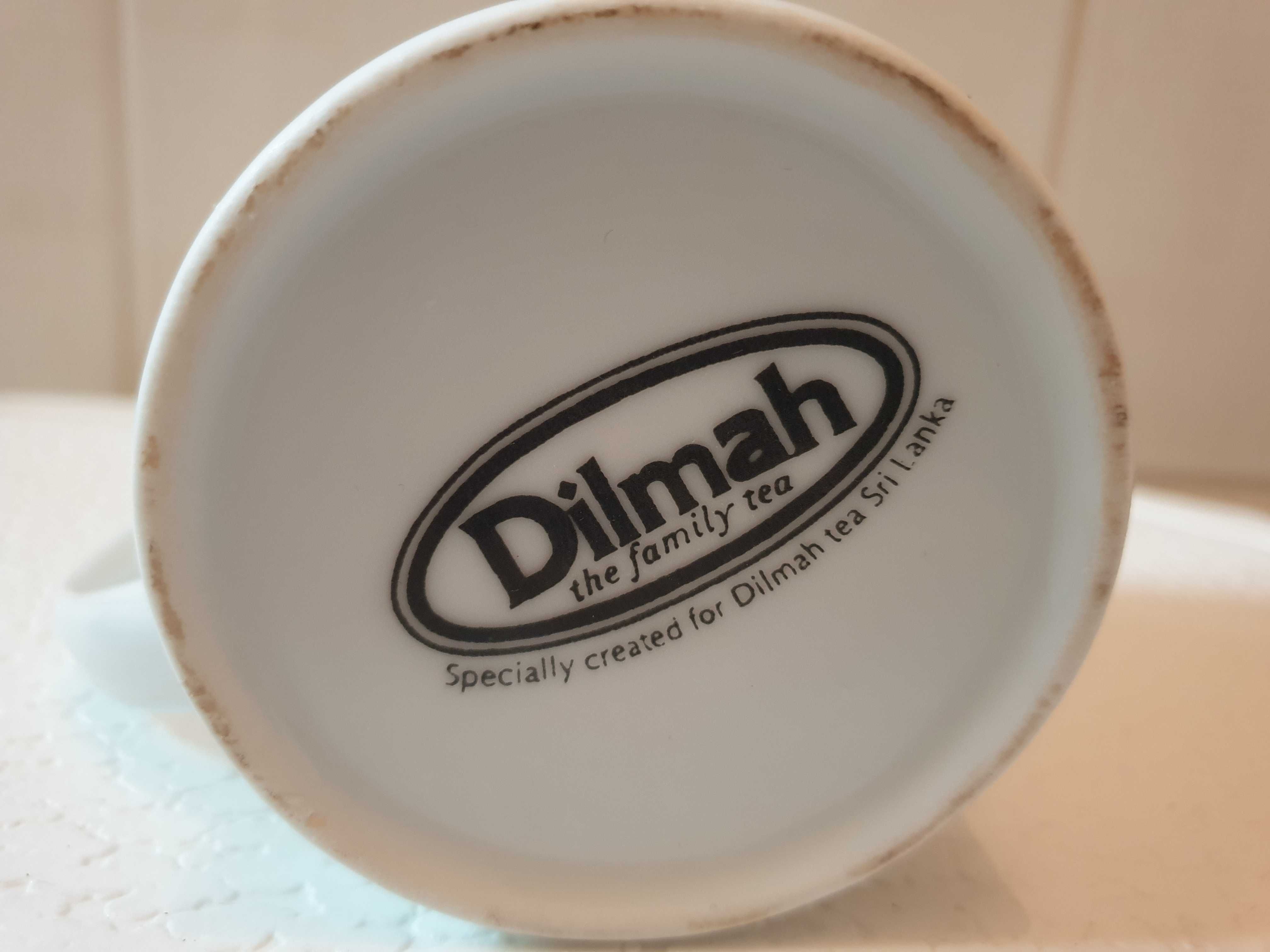 Kubek Dilmah herbata z pokrywką ceramiczny