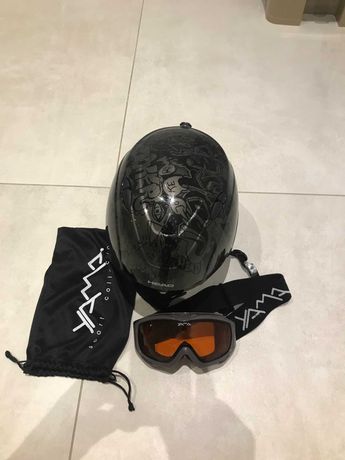 Kask narciarski HEAD rozm. XS ( 51-52 cm) z goglami YAMA