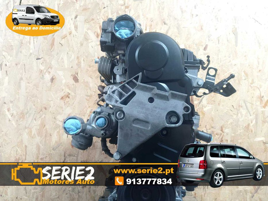 Motor VW Touran 1.9 TDI 105cv - BXE