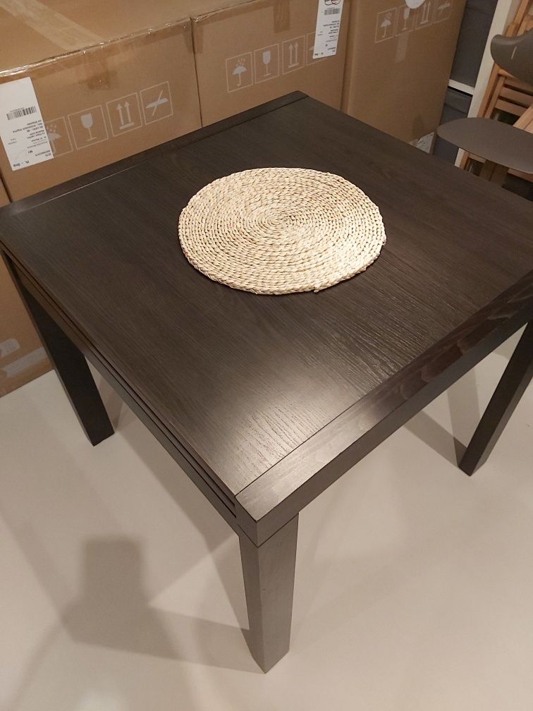 Stół drewniany rozkładany 80x80 cm