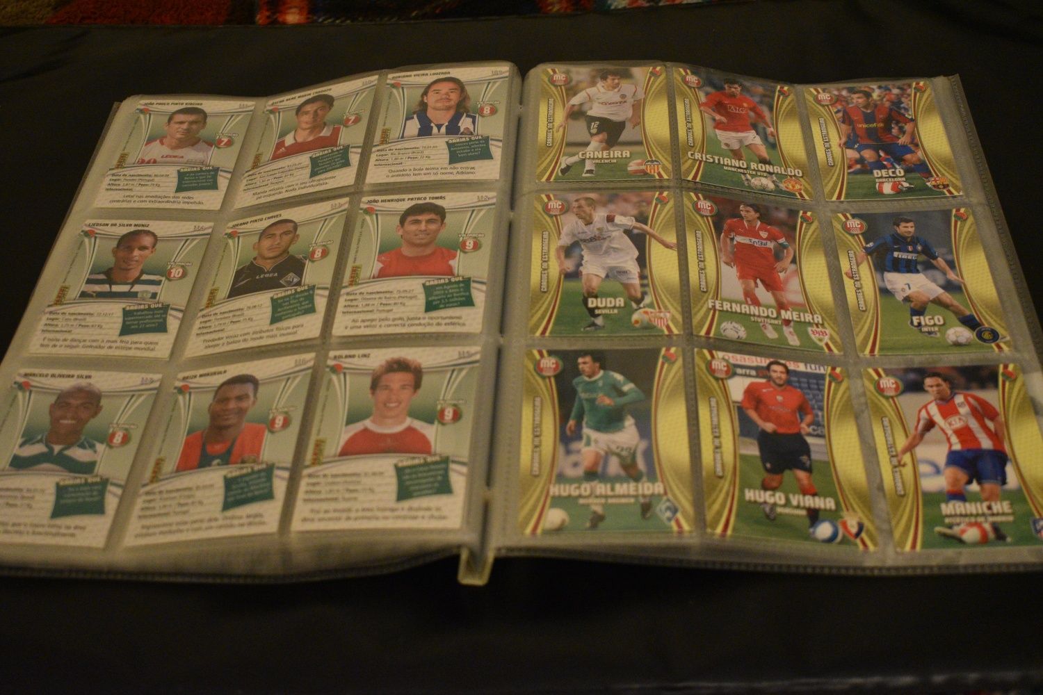 Caderneta de cromos Mega Craques 2008 da Panini