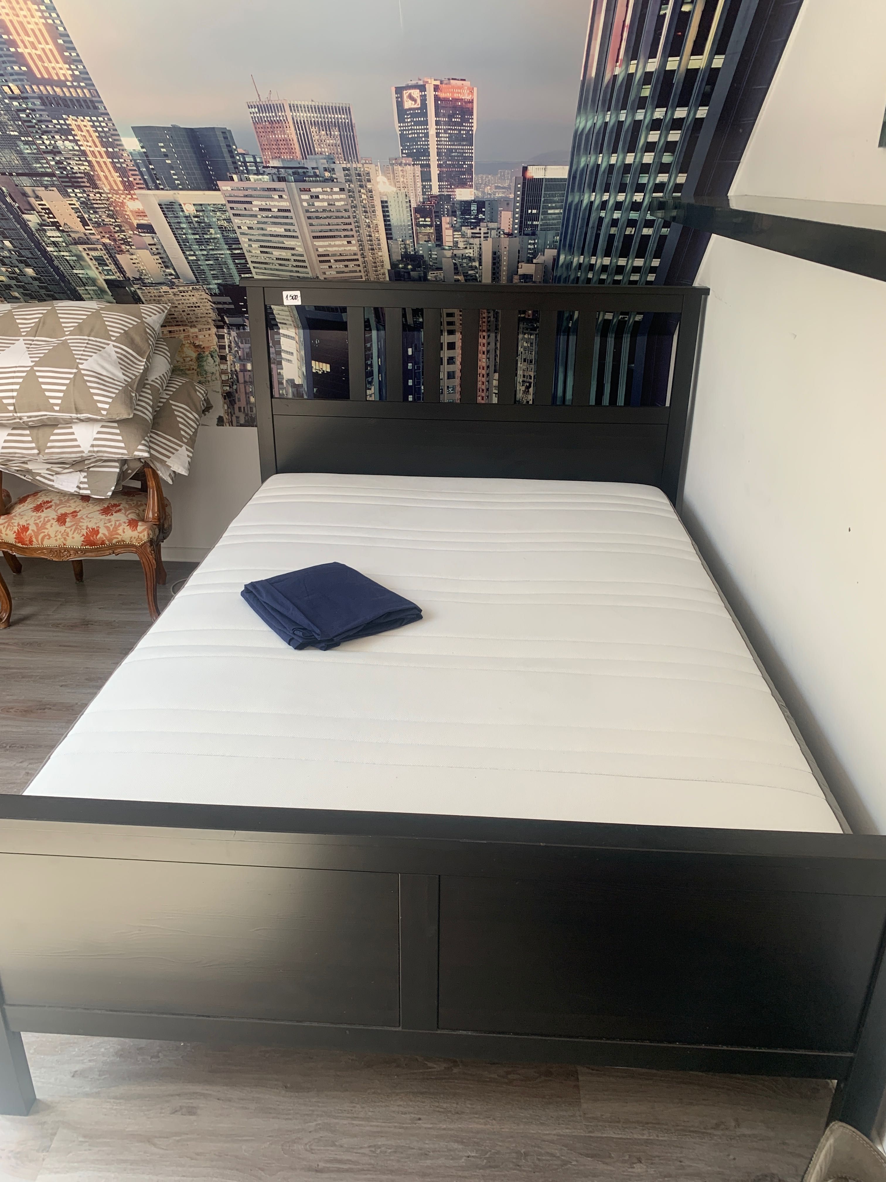 Łóżko Ikea drewniane